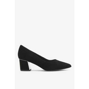 Pantofi dama 5905588294146 - Piele intoarsa - Negru - Negru imagine