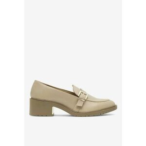 Mocasini dama 5905588388098 - Piele naturala - Bej - Bej imagine