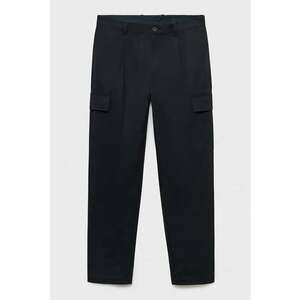 Pantaloni regular-fit din bumbac - Albastru ultramarin imagine