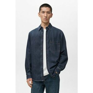 Camasa regular-fit din denim - Albastru inchis imagine