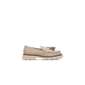 Mocasini dama - 590559 - Piele ecologica - Bej - imagine