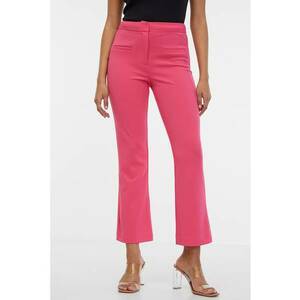 Pantaloni cu croiala kick flared - Roz aprins imagine