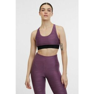Bustiera cu decupaje pe partea din spate pentru fitness - Violet pruna imagine