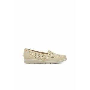 Mocasini dama - 590559 - Piele ecologica - Bej - imagine