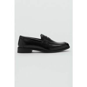 Pantofi loafer de piele ecologica - Negru imagine