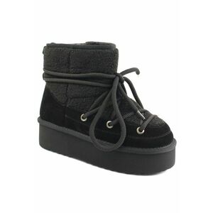 Ghete dama ghete dama Hugh Platform I1265 - Negru imagine