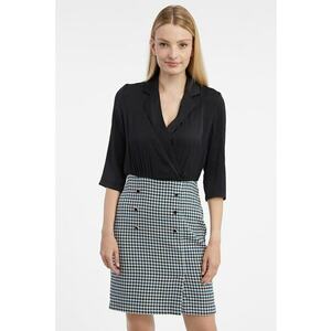 Rochie cu design 2-in-1 - Negru imagine