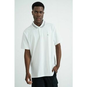Tricou polo din bumbac - Alb murdar imagine