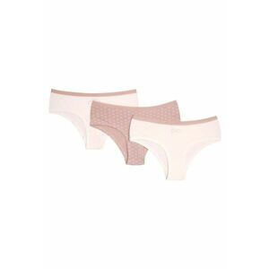 Chiloti dama roz - crem set de 3 perechi Pa-Pa - Alb imagine