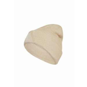 Caciula unisex striata tricotata - Bej imagine