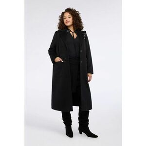 Bluza cu aplicatii din strasuri pe guler - Negru imagine