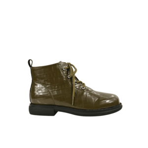 Ghete casual dama verde piele naturala - Verde imagine