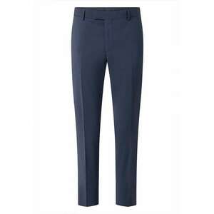 Pantaloni regular fit cu buzunare laterale STR10 - Albastru inchis imagine