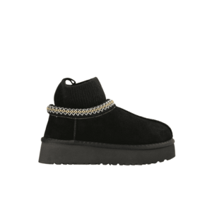 Ghete sport dama negru piele intoarsa - Negru imagine