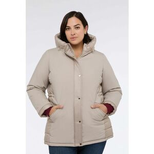 Geaca cu model uni - Bej imagine