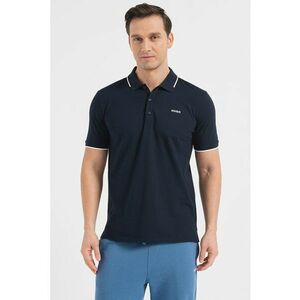 Tricou polo slim fit Dinoso - Bleumarin imagine