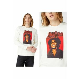 Hanorac Barbati - Soul Rebel - Nepermis - Regular Fit - 100% Bumbac - Confortabil - Stilat - Durabil - Moale - Ideal Pentru Zi Cu Zi - Marimea 2XL - Alb imagine