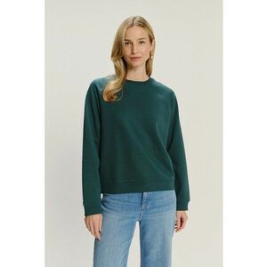 Bluza de trening lejera cu maneci raglan - Verde englez imagine