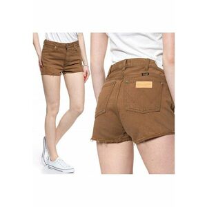 Pantaloni scurti Dama - Bumbac - Regular Fit - Maro - Maro cafeniu imagine