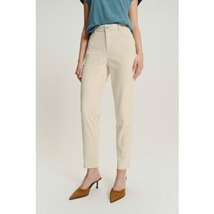 Pantaloni crop slim fit - Crem imagine
