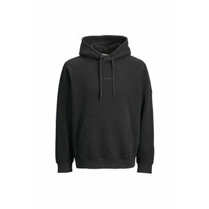 Hanorac JACK &JONES Point Badge Hood Bf 52833 - Negru imagine