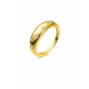 Inel placat cu aur de 14K - in forma de stea - Auriu imagine
