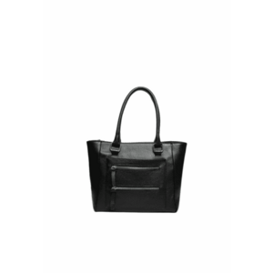 Geanta dama piele - Isla - negru - 25x9x24 cm imagine