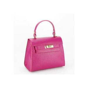 Geanta mica din piele naturala B-8949 121 Fucsia 6759 - Fucsia imagine