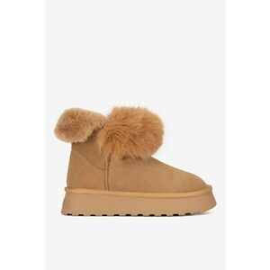Ghete dama 5905588957126 - Piele intoarsa - Bej - Bej imagine