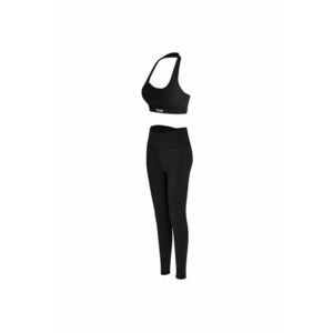 Set de bustiera si colanti cu talie inalta pentru fitness Mission - Negru imagine