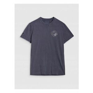 Tricou Barbati Sportstyle - Bumbac 100% - Antracit - Regular Fit - Imprimeu Subtil - Sezon SS25 imagine