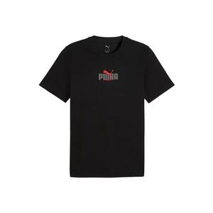 Tricou barbat - maneca scurta - text grafic - culoare neagra - bumbac imagine