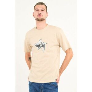 Tricou regular-fit cu imprimeu grafic - Gri deschis/Bej deschis imagine