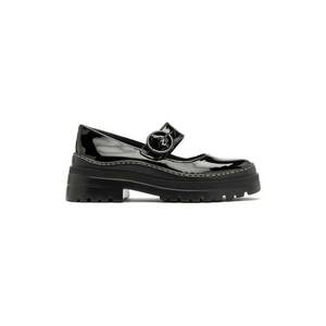 Pantofi Mary Jane de piele ecologica Clarissa - Negru imagine