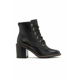 Botine de piele Gianna - Negru imagine