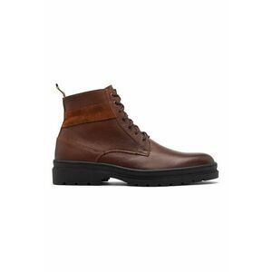 Rylko - Ghete de piele si piele intoarsa - Maro cognac imagine
