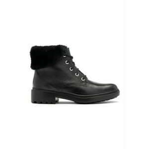 Ghete de piele cu blana sintetica - Negru imagine