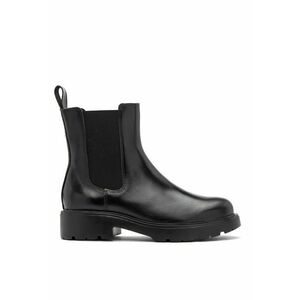 Ghete Chelsea cu segmente din material textil - Negru imagine