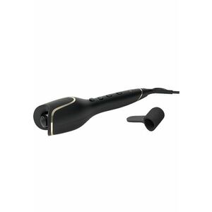 Ondulator automat StyleCare Prestige BHB876/00 - Invelis ceramic protector cu infuzie de cheratina - selector de temperatura: 210°C - 190°C - si 170°C - Sistem de ondulare inteligenta - Negru imagine