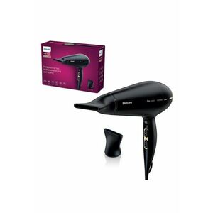 Uscator profesional Prestige Pro HPS920/00 - Tehnologie ThermoProtect - 2300 W - 6 setari de temperatura si viteza - jet de aer rece - ingrijire cu ioni - concentrator Style&Protect - Negru imagine