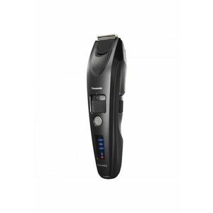 Trimmer ER-SB60-S803 - lavabil - motor liniar de mare viteza - 1-10mm - 19 de trepte - accesoriu pentru finisare precisa - Li-ion - Argintiu - Negru imagine