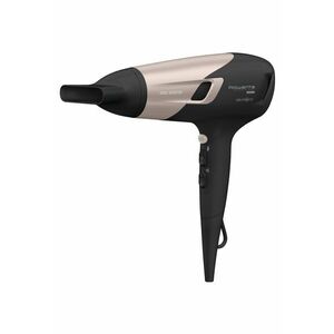 Uscator de par Studio Dry Glow CV5830F0 - 2300W - 6 trepte viteza - tehnologie Thermo Control - Negru/Roz imagine