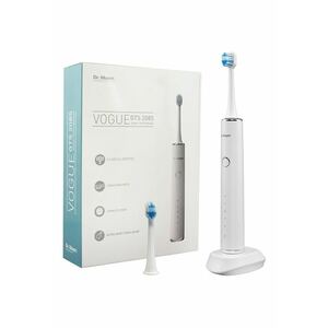 Periuta electrica sonica Alb - 41000 rotatii/min - silentioasa - 5 moduri de curatare (Curatare - albire - lustruire - masaj - sensibil) - 2 capete incluse imagine