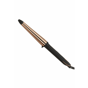 Ondulator - Conic 19-32mm - 210 grade - Invelis Quartz-Ceramic - 6 trepte de temperatura - LED - Roz/Negru imagine