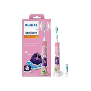 Kids HX6322/04 - Bluetooth® incorporat - 2 moduri - 2 capete de periere - Numar de miscari/minut 62000 - Alb/Roz imagine