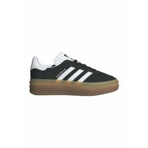 Pantofi sport din piele intoarsa Gazelle Bold - Alb/Negru imagine