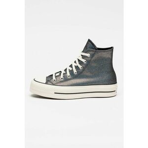Tenisi mid-high Chuck Taylor Star Lift - Argintiu inchis imagine