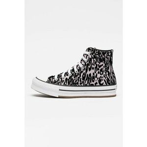 Tenisi cu model animal print Chuck Taylor All Star Lift - Negru/Lila imagine