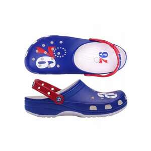 Saboti barbati - PHILADELPHIA 76ERS - Material talpa Croslite - Material inetrior Cauciuc - Albastru - Albastru imagine