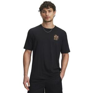 Tricou din amestec de bumbac cu imprimeu pentru baschet - Negru imagine